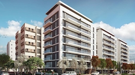 פרויקט הפינוי-בינוי ברחוב הפלמ"ח, גבעת שמואל, צילום: הדמיה רונן דוידוף